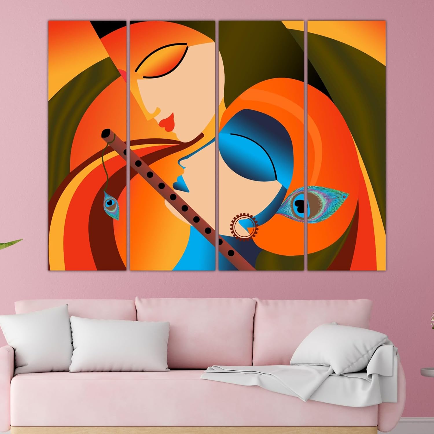 inep-b0cgjklkkh-multi-frame-view-of-krishna-4-panel-wall-art-fiesta-hung-above-a-sofa,-radiating-divine-love.jpg